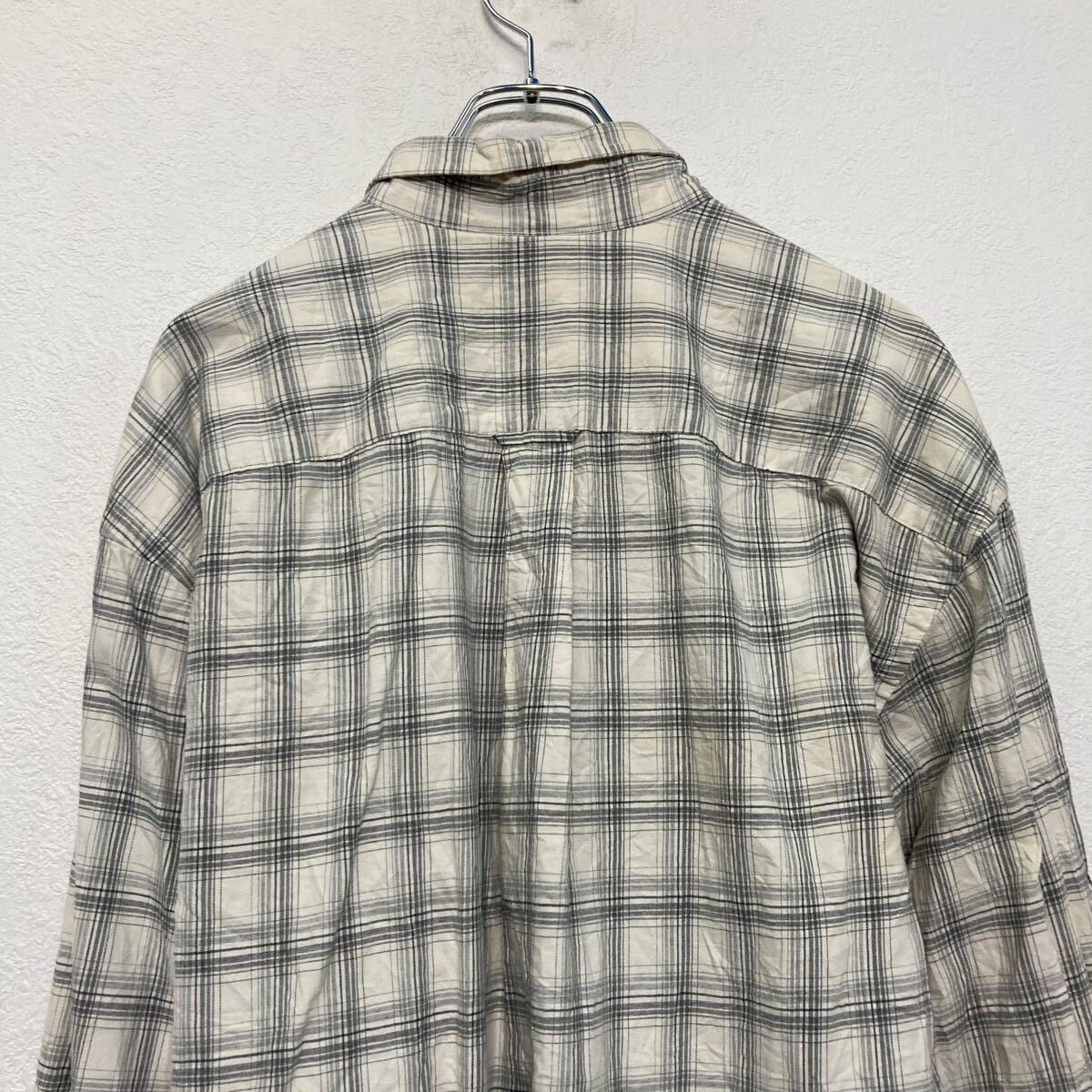 EE3 希少！アメリカ製【NAUTICA】長袖 チェックシャツ 【メンズXL】 EE3 希少！アメリカ製NAUTICA長袖 チェックシャツ メンズXL