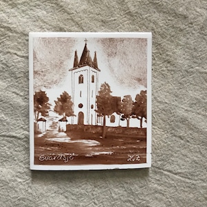 セピアのタイル飾り2