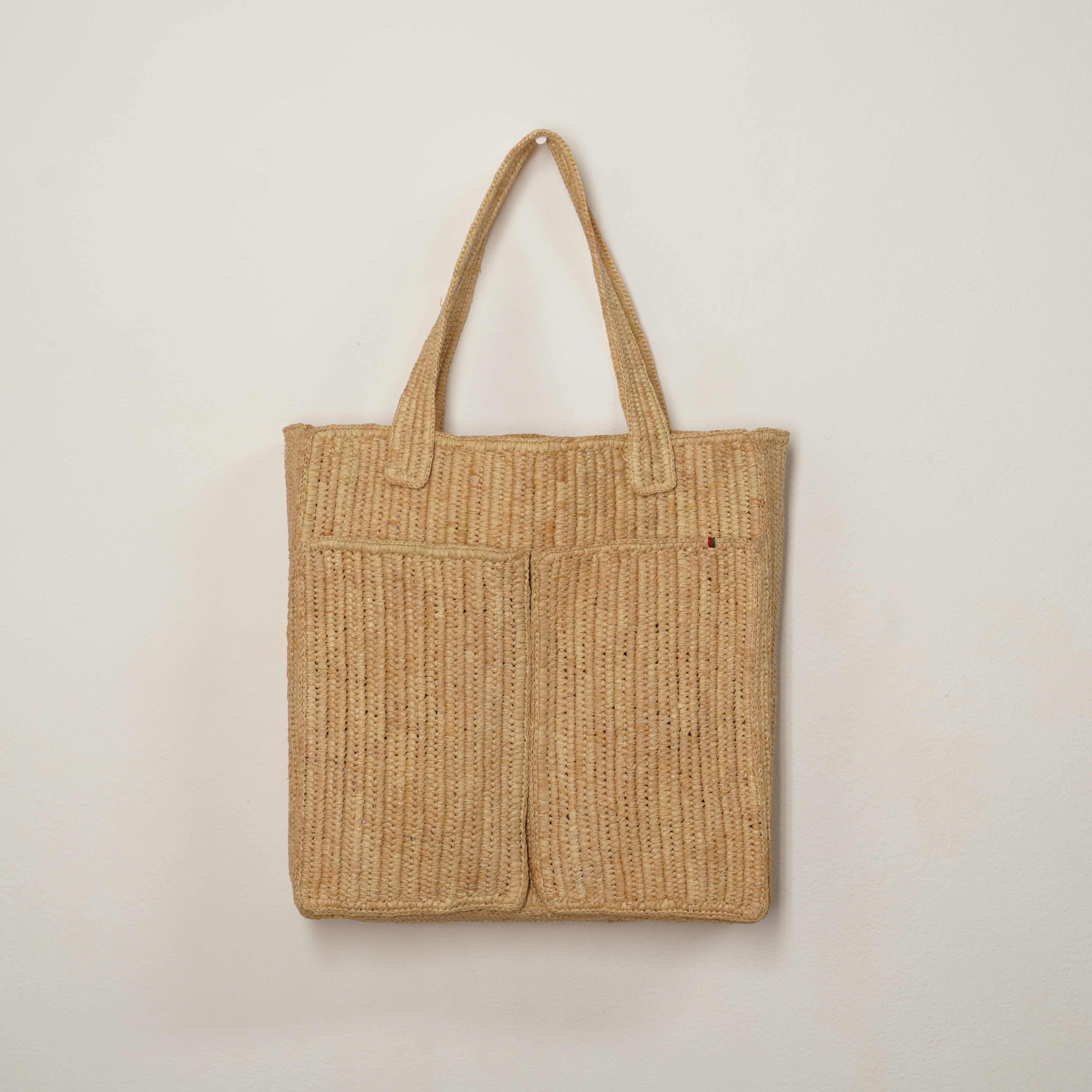 新品　AMPIANA Marche Bag - Mof-mof - S size Marche Bag (S) - Mof-mof - Color handle | AMPIANA