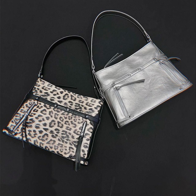 Faux leather flap shoulder bag【2color】 C1130