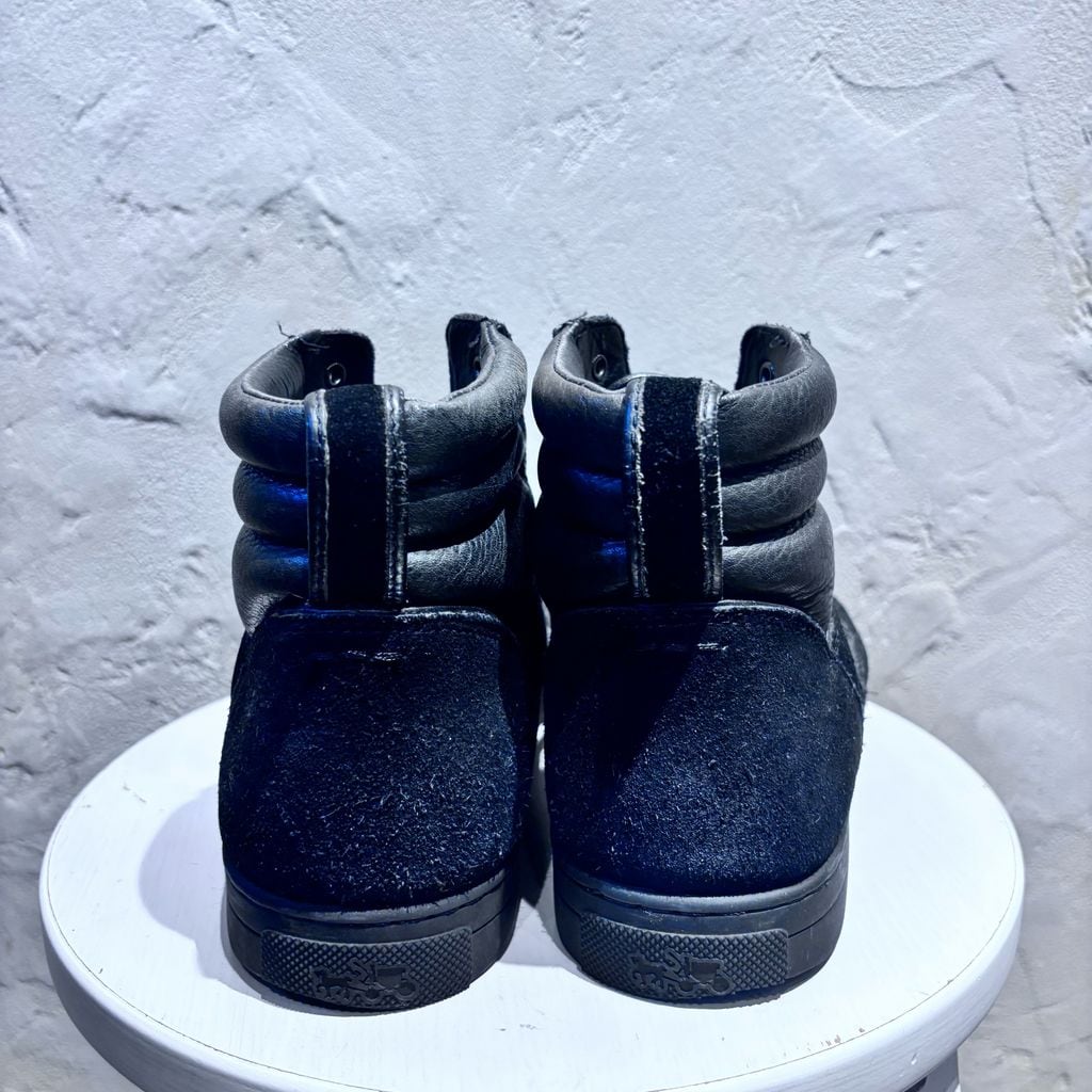 COACH コーチ DAVE MENS ハイカットスニーカー Q6199/B0235 ブラック