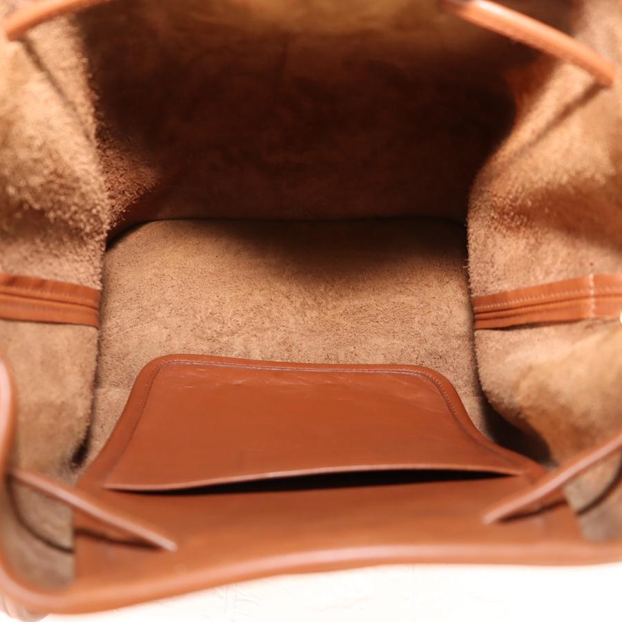 OLD COACH レザーワンショルダーバッグ 茶色 巾着バッグ オールド