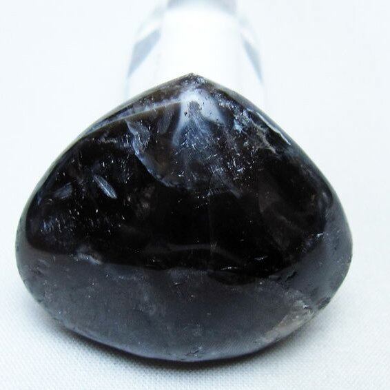 モリオン 置物 ハート 黒水晶 一点物 145-1907