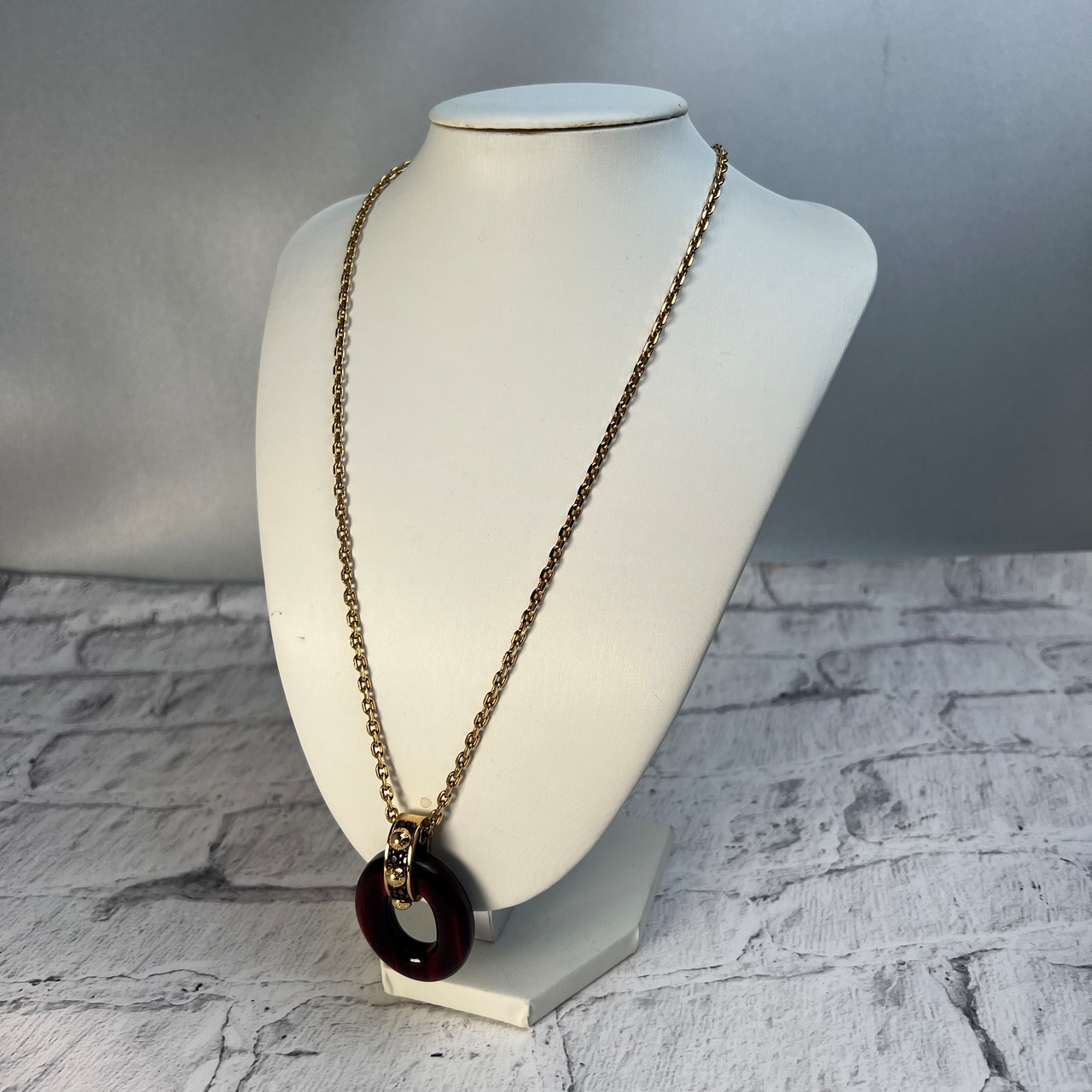 LOUIS VUITTON ルイヴィトン  パンダンティフ・ギミアクルー  ネックレス パープル A-10248