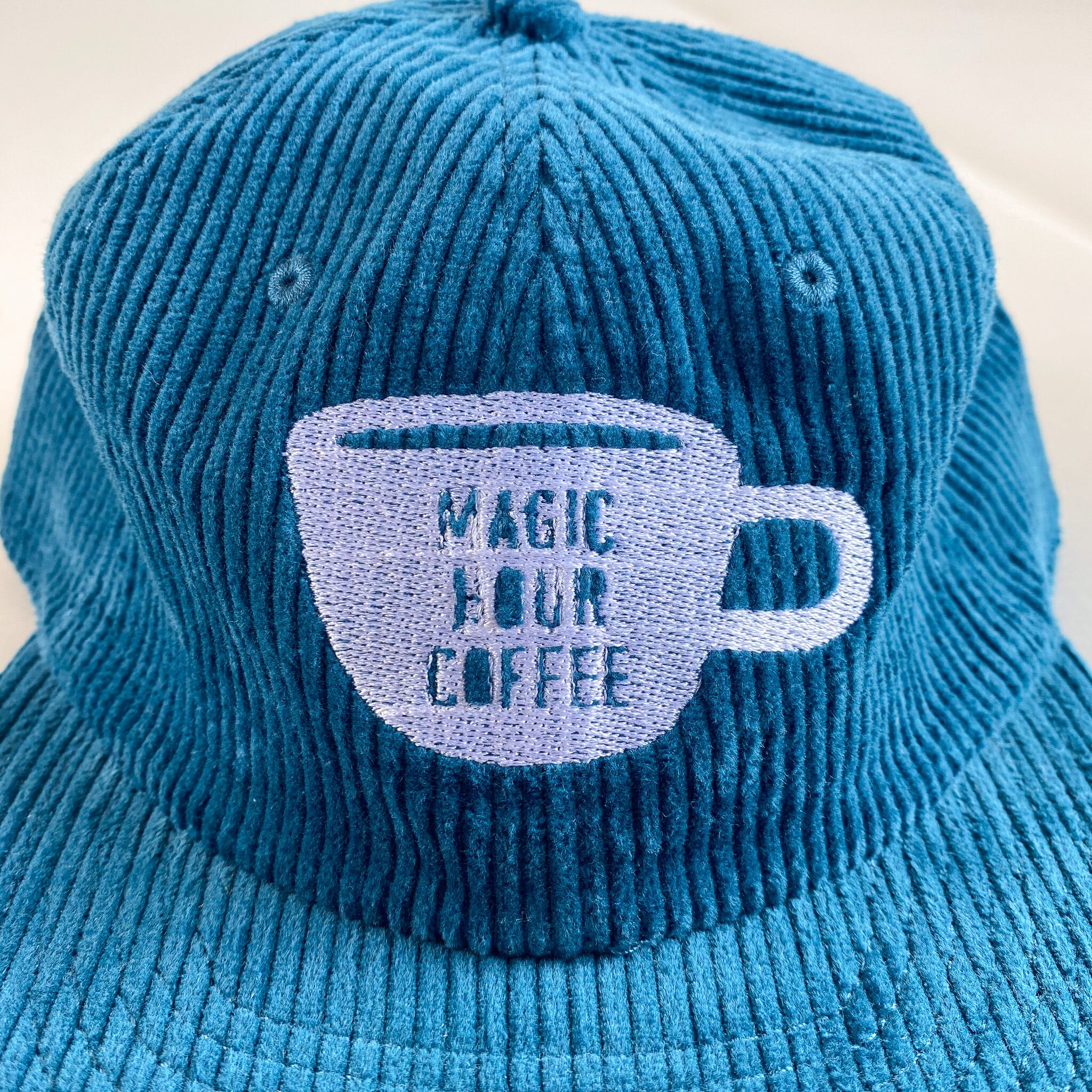 コーデュロイ ロゴキャップ SKY BLUE | Magic Hour Coffee & Cheese