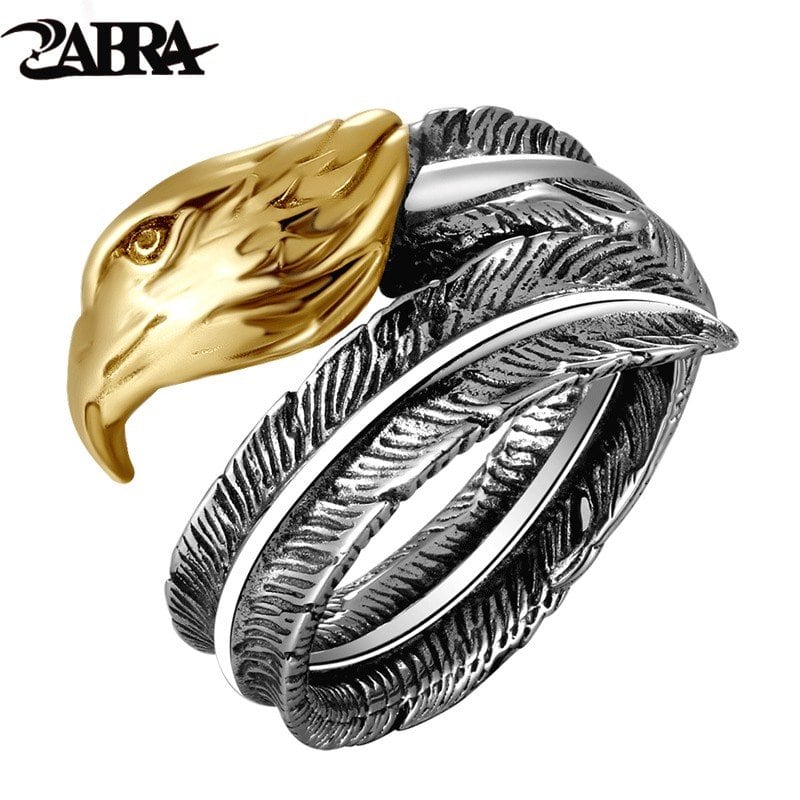 鷲の顔 Eagle Head 925 シルバー ヴィンテージ リング 銀 指輪