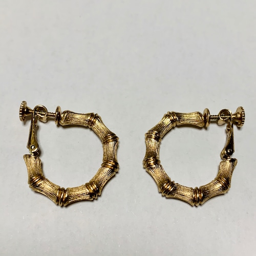 Vintage Vendome Hoop Earrings