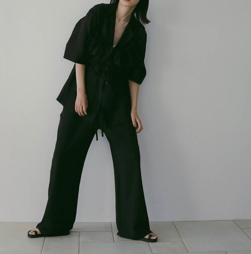 ànuke／Sheer Halfsleeve Jacket | polne