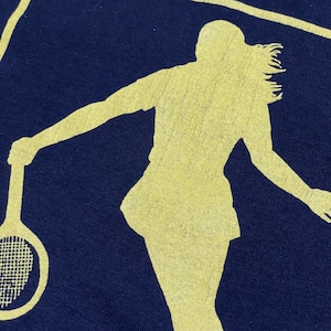 【JERZEES】70s USA製 初期タグ Tシャツ テニス シルエット バックプリント シングルステッチ X-LARGE ビッグサイズ ビンテージ ヴィンテージ 半袖 US古着