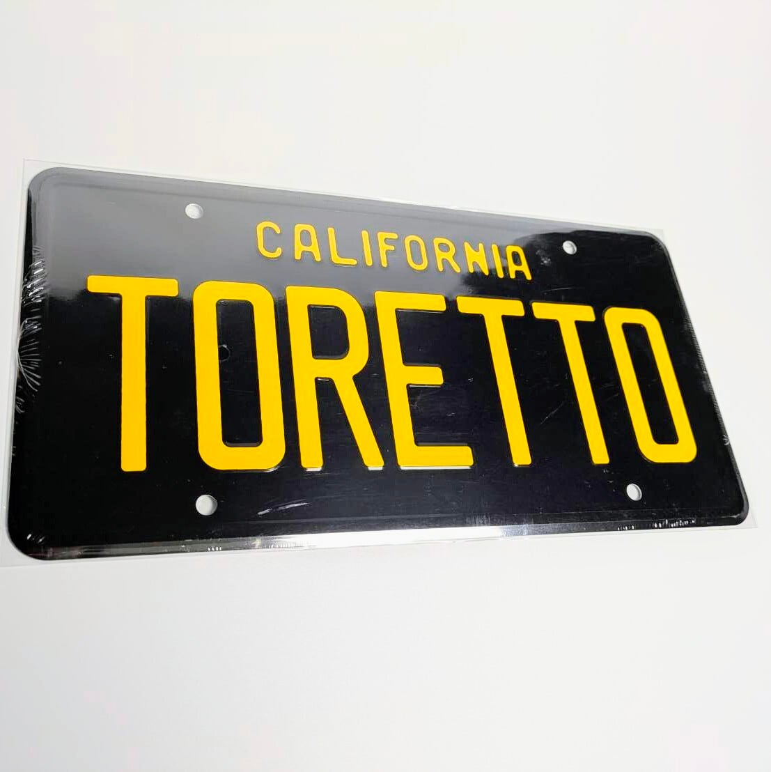 ♧ 再入荷!【 The Fast & Furious ( ワイルドスピード ) 】 Dominic Toretto ( ドミニク・トレット ) / 『TORETTO』/ ナンバープレート / ライセンスプレート 〚アメリカン雑貨 アメトイ〛