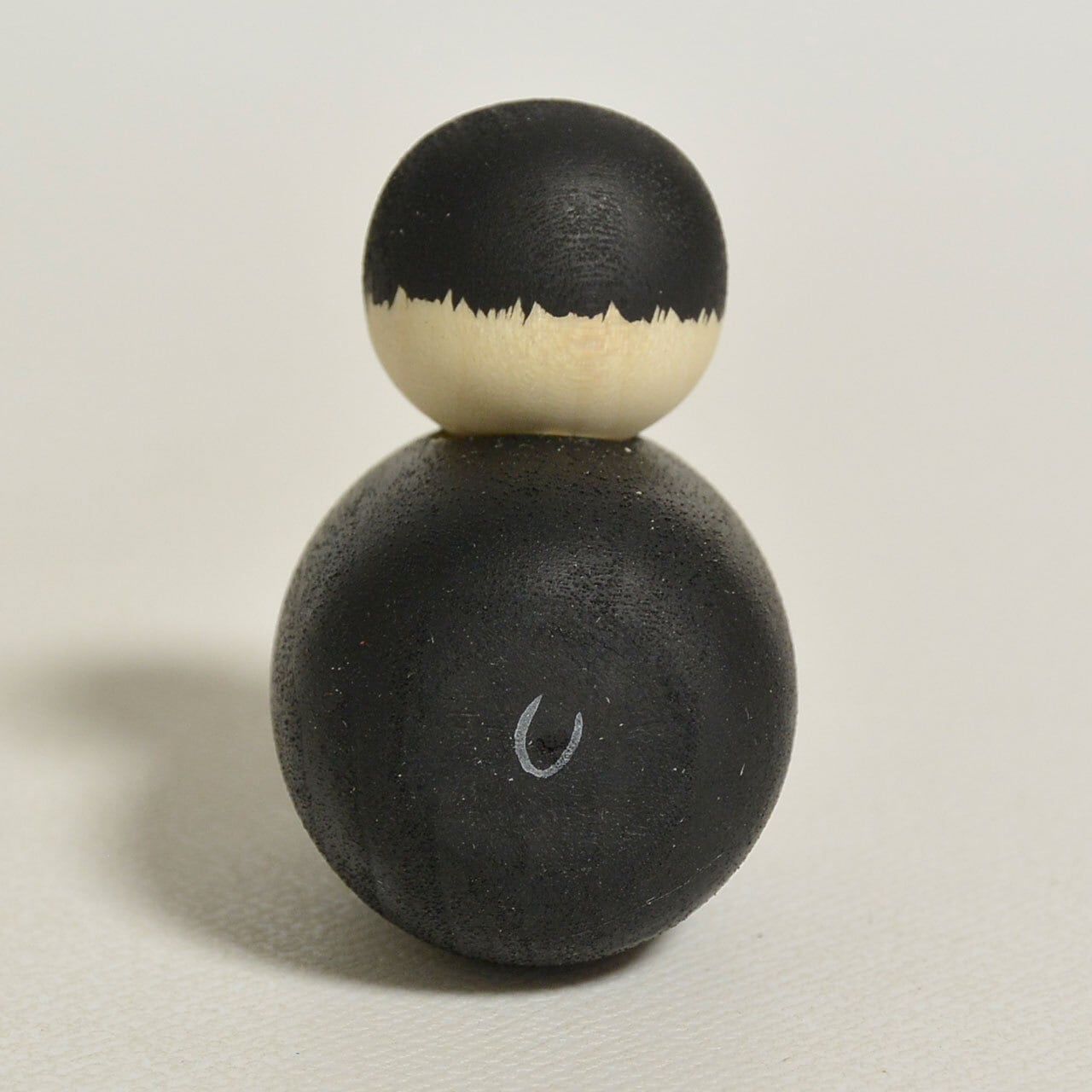 くま乗り金太郎ちゃんこけし 約1.5寸 約4.5m 鈴木明 工人（作並系