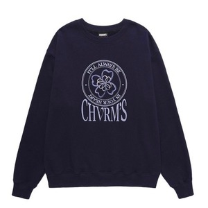 [CHARM’S] Eunha lilac Sweatshirt Navy 正規品 韓国ブランド 韓国ファッション トレーナー