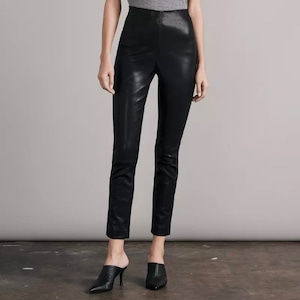 rag&bone　SIMONE PANTS LEATHER　BLACK