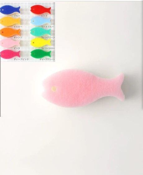 マーナ おさかなスポンジ ピンク K170(ピンク)