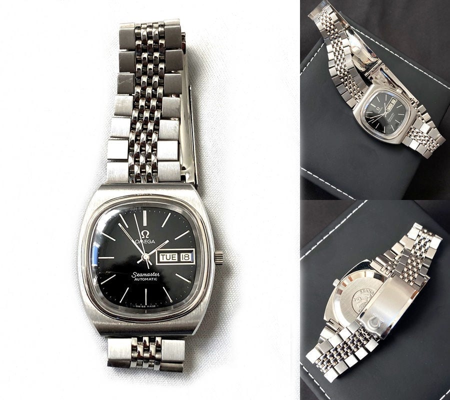 極美品 希少 レア OMEGA オメガ シーマスター ブラック TV 極美品 希少 レア OMEGA オメガ シーマスター ブラック TV