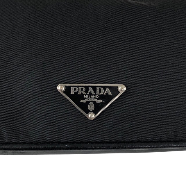 PRADA プラダ ハンドバッグ ブラック トライアングルロゴ ナイロン ミニバッグ vintage ヴィンテージ オールド 2efib2
