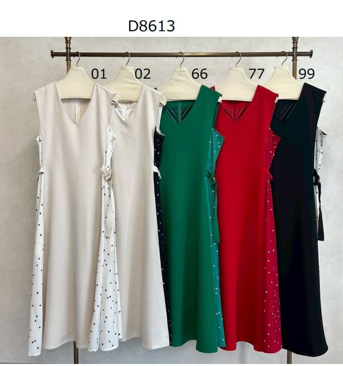 D8613　ハートのワンピース