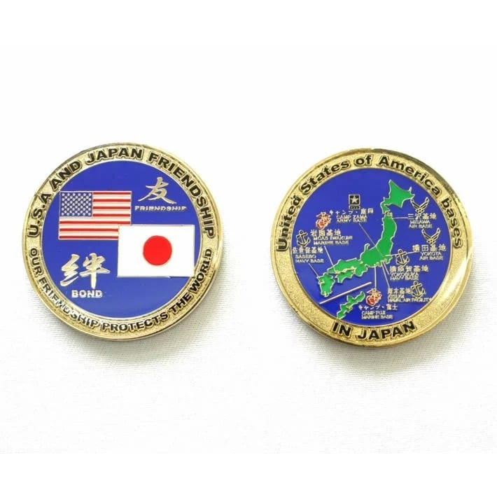 米軍基地 日米友好 メダル 「燦吉 さんきち SANKICHI」 | SAN-KICHI