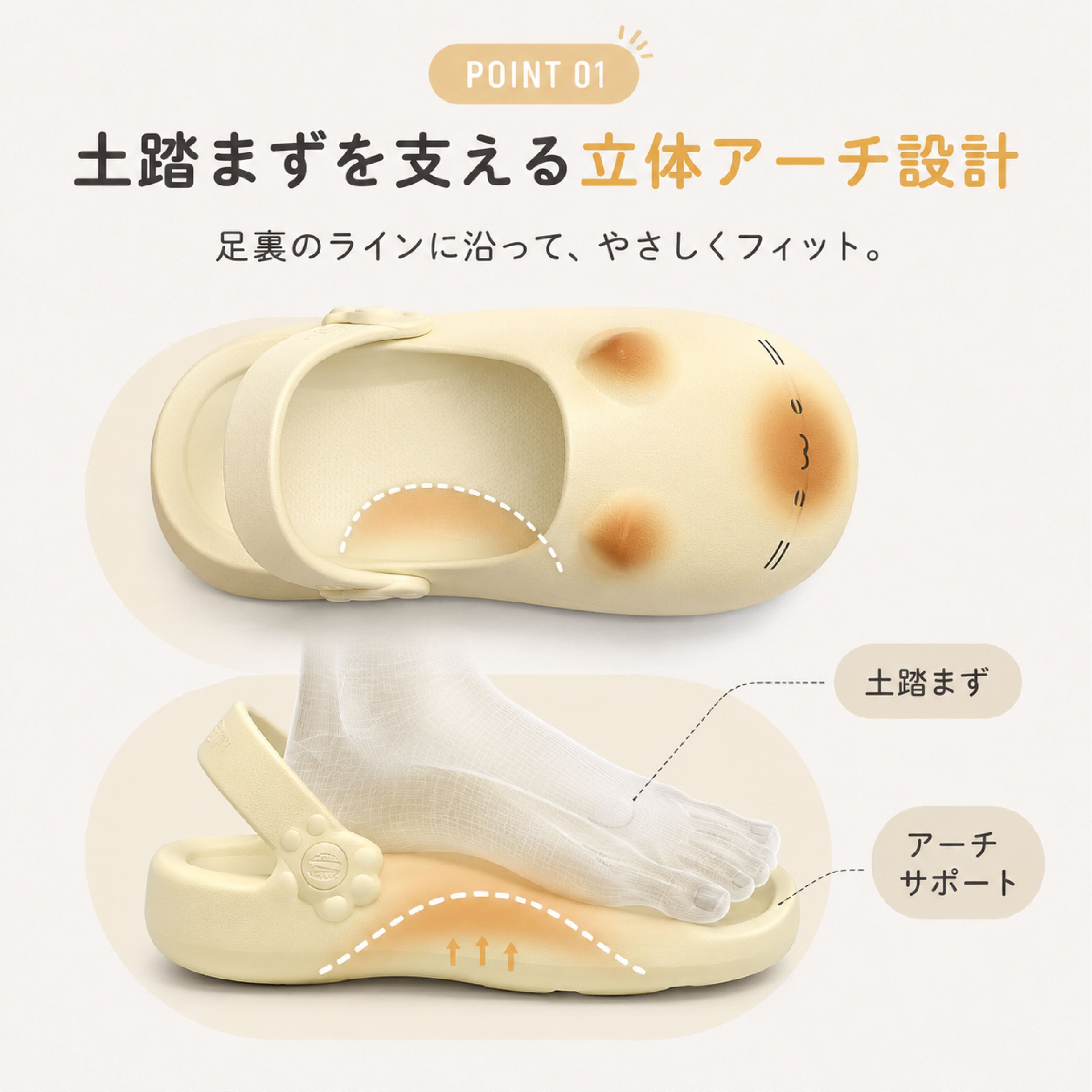JY 626 . 猫 サンダル レディース メンズ 厚底 EVA クロッグサンダル