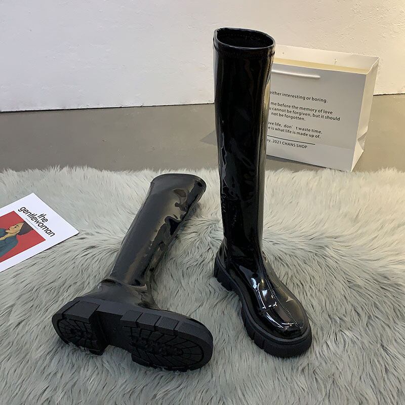 ブーツオータムレッドスタンダード レトロ 靴 シューズ 秋物 フェイクシューズ30220016922