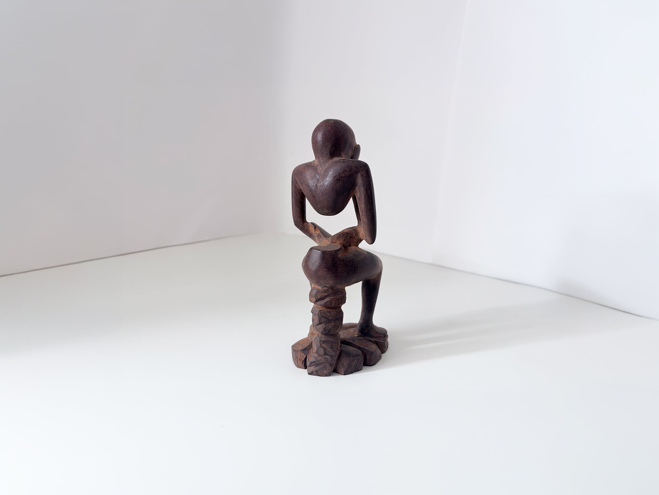 ギニア 木彫 人物像｜アフリカンアート｜Carved Wooden Figure, Guinea