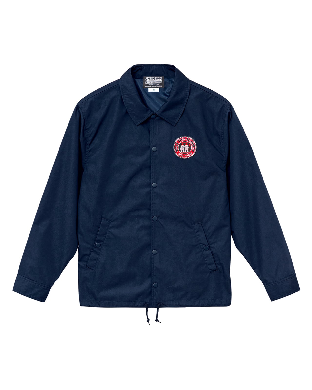HOLE 645] 8th Anniv. Coach Jacket -Navy- ☆予約商品 | Golfickers