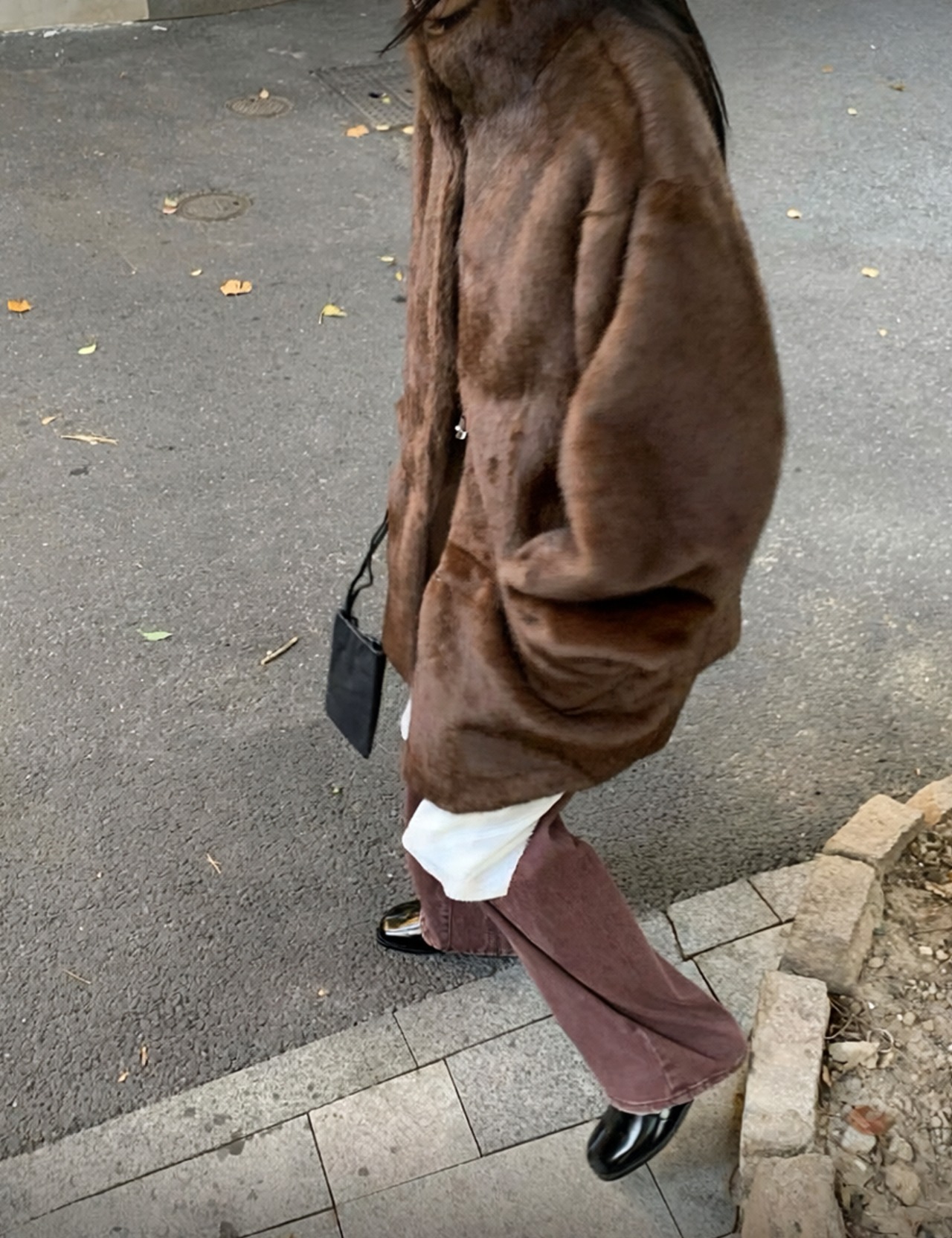 【新作5％OFF・3日間】Eco-Fur Half Coat_3colors