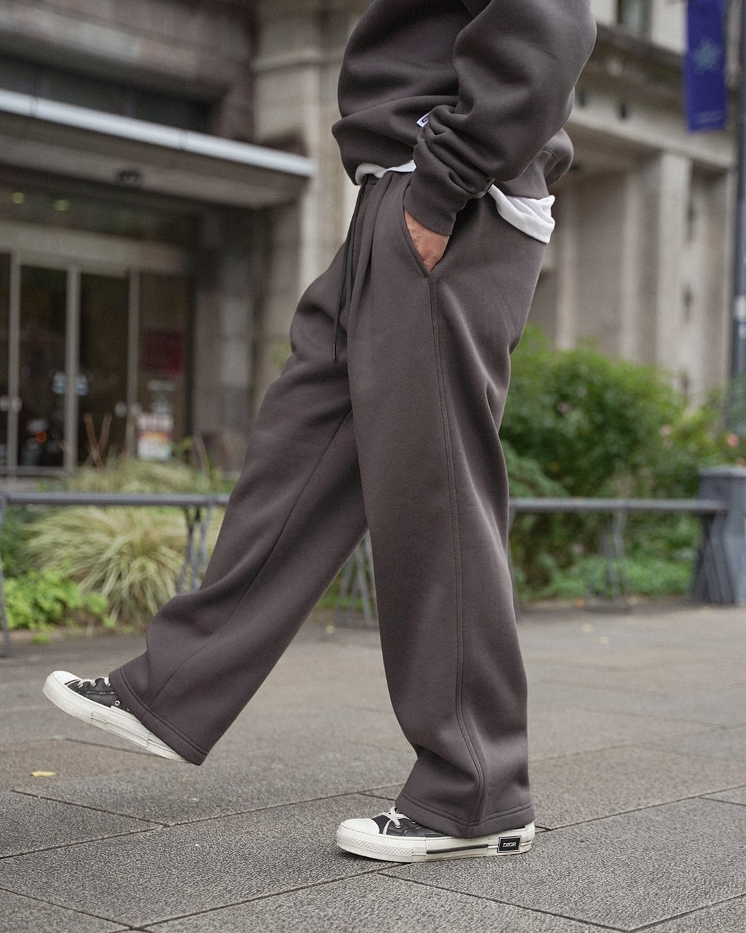 スウェット reroom Re:room】TUCK WIDE SWEAT PANTS［REP302］ | #Re:room（リルーム）
