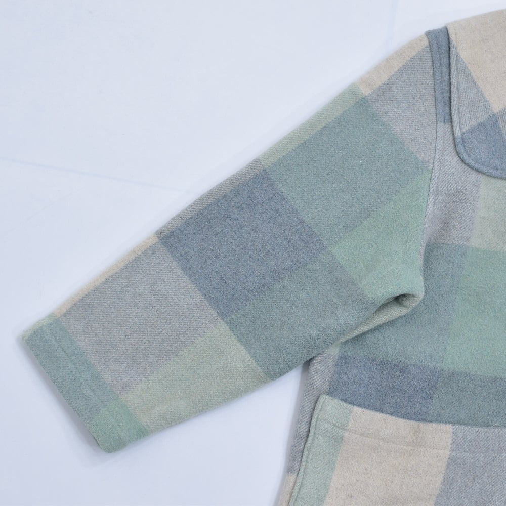 90s UCO.BENETTON O12 ベネトン チェック柄 ダッフルコート 90s UCO.BENETTON O12 ベネトン チェック柄 ダッフルコート