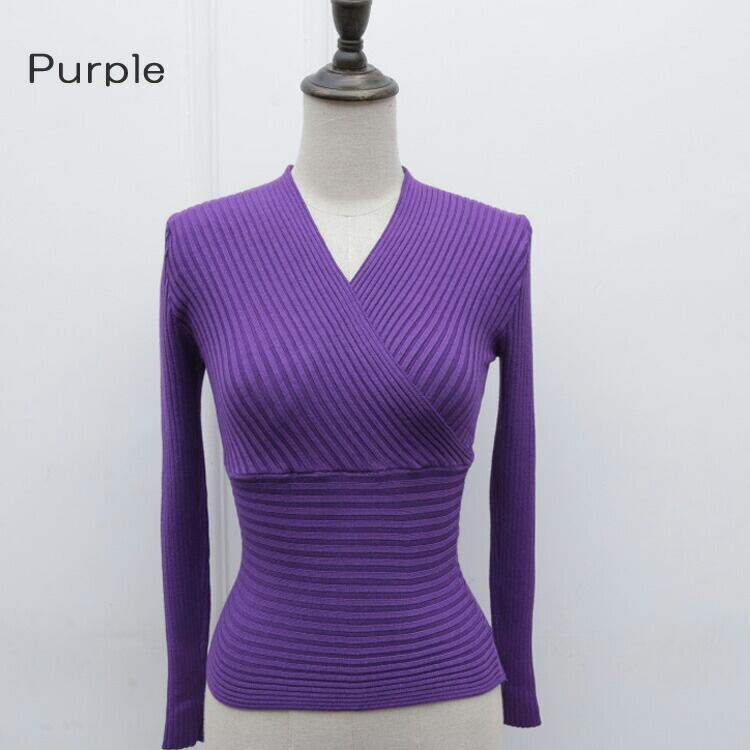 トップス　タカダンス❣️カシュクールタイプ❣️濃いピンクと黒❣️ トップス タカダンス❣️カシュクールタイプ❣️濃いピンクと黒