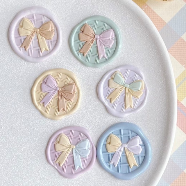 蝶結び22mm・シーリングスタンプ ハンドル付き