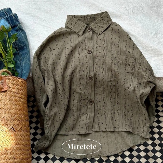 【取寄】花柄を着こなすおしゃれboyになれる花柄シャツ