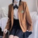 ス一ツ文化祭 5点セット 学園祭セーラー服 入学式 スクール 制服 女子高生 高校生 学生服韓国ファッション キャンパス風 高校jk制服 男女オリジナル 男女ブレザー上着学校風 JK制服多色スーツコ