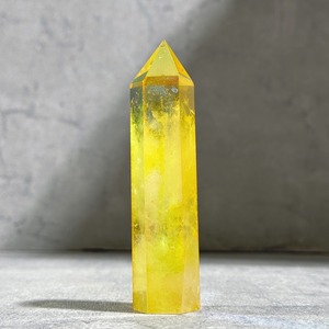 イエローオーラクォーツ タワー04◇ Yellow Aura Quartz ◇天然石・鉱物・パワーストーン