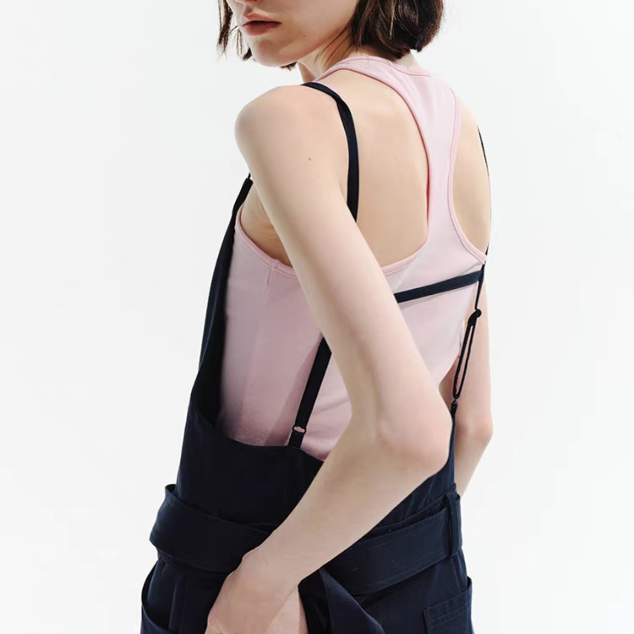 Wide Leg Full Length Salopette T4332