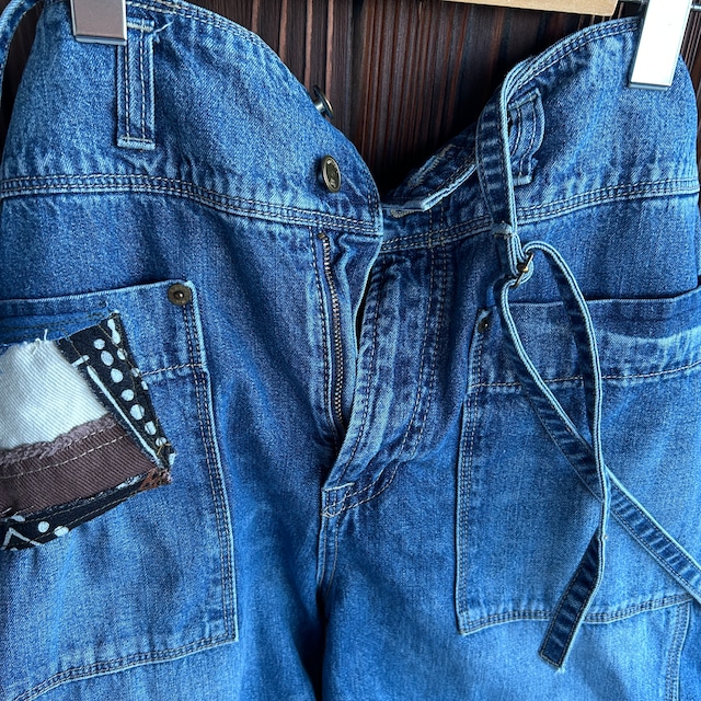 リメイクアフリカンデニムパンツ