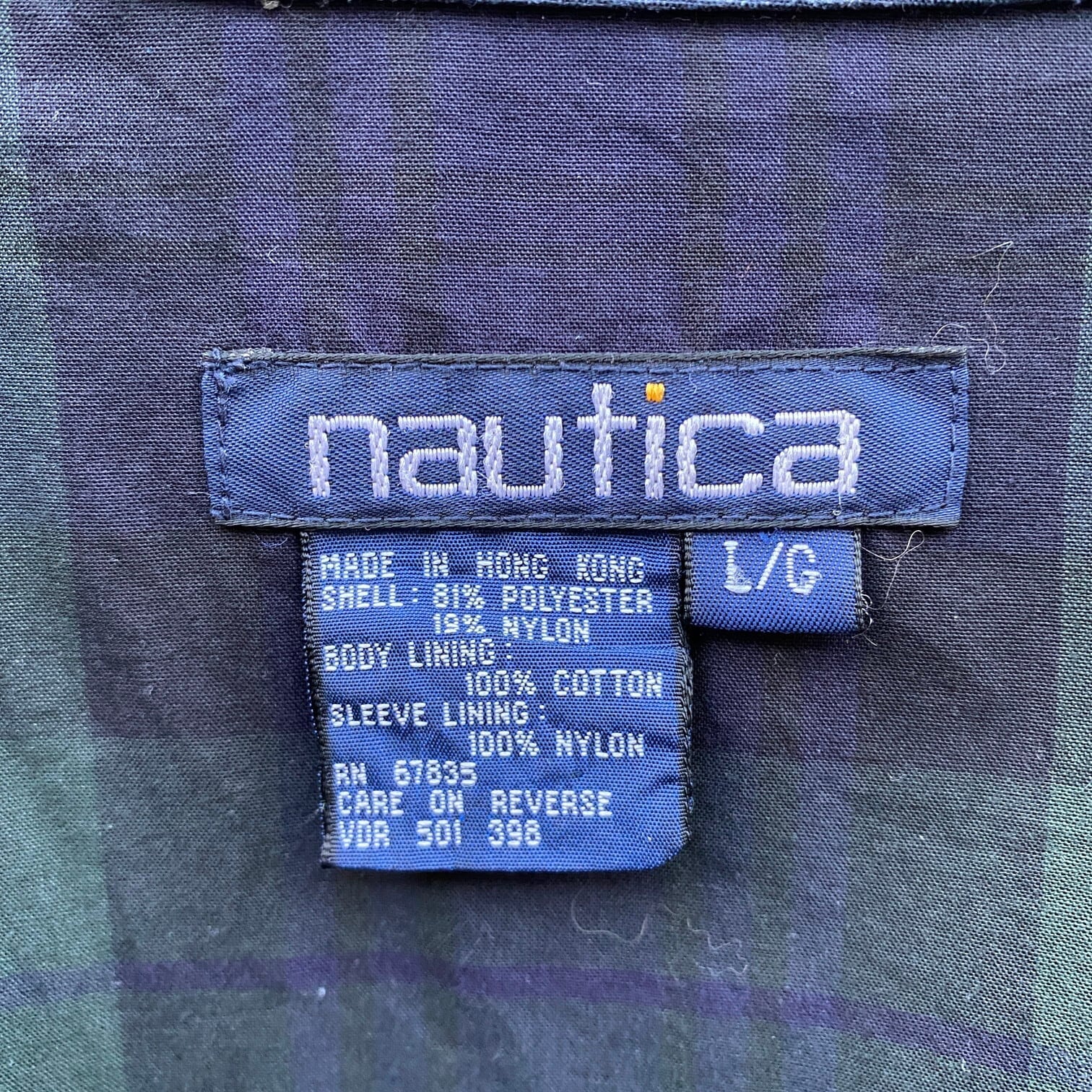 NAUTICA ノーティカ スイングトップ ポリエステル スポーツジャケット