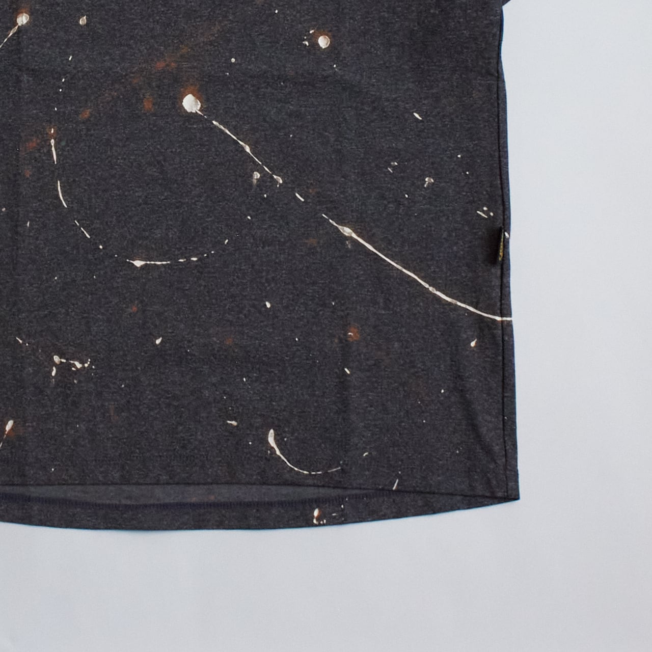 ranor （ラナー ）HAND PAINT T-SHIRT -CHACOAL MOKU メンズレディース