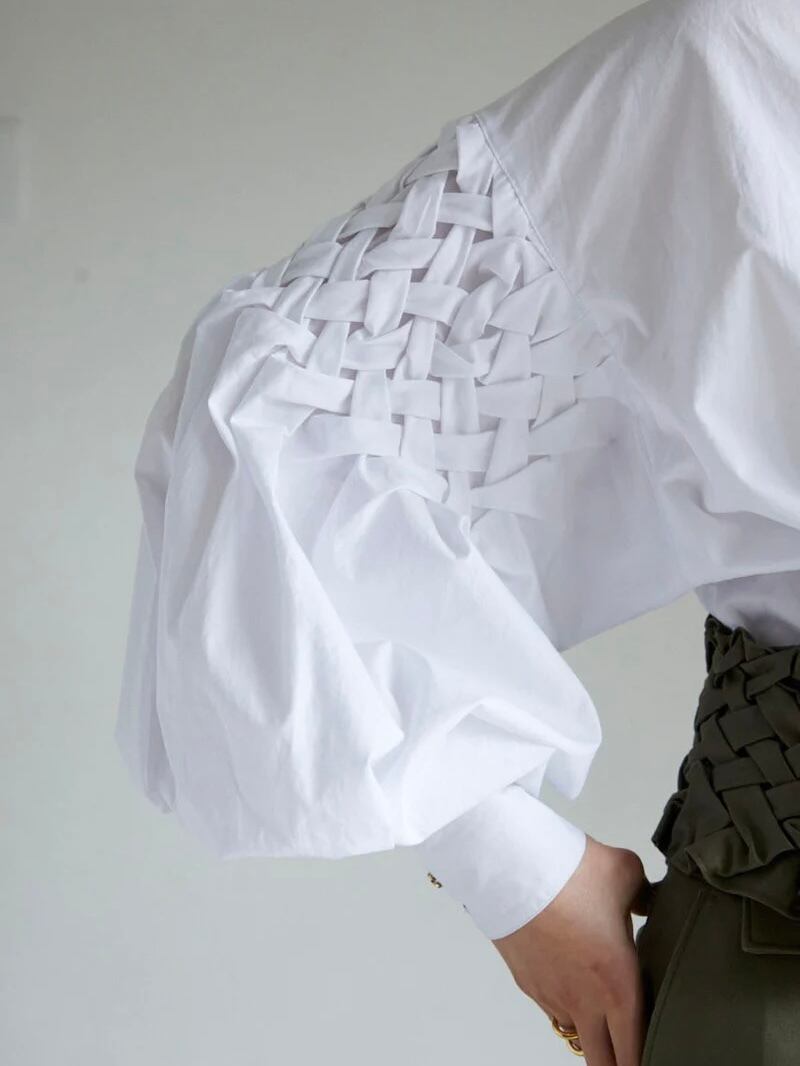 最終値下げ＊Create Clair クリエイトクレイル ＊スモッキングブラウス