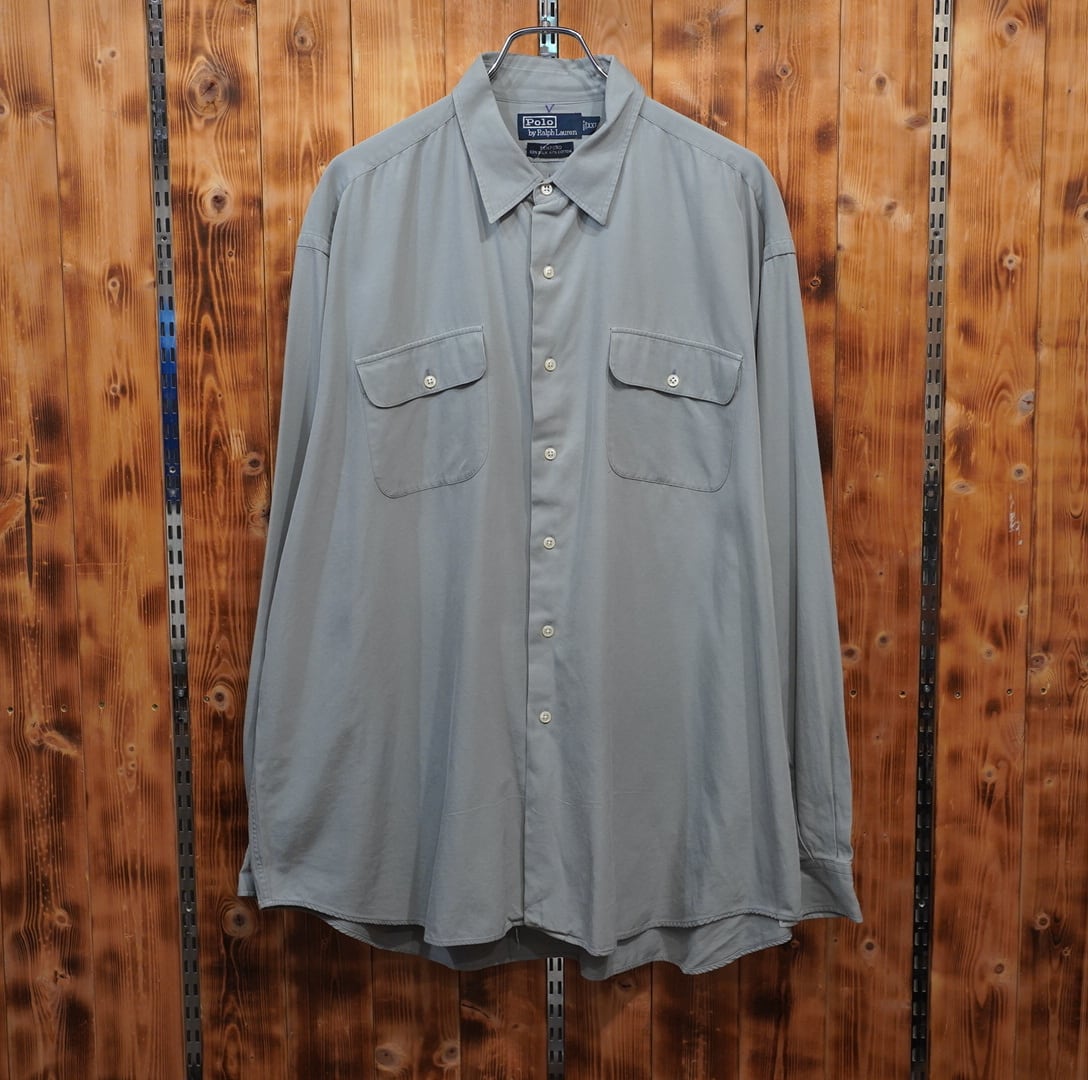 ralphlauren benford シルク コットン シャツ XXL/ラルフローレン