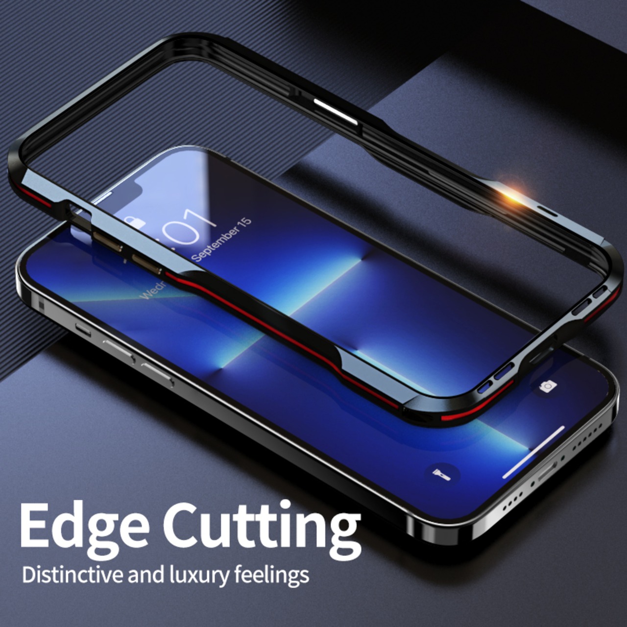 ◆iPhone 17/Pro/Pro Max/Air◆ Minimal Curve Metal Frame Case / ミニマル カーブ メタル フレーム スマホケース