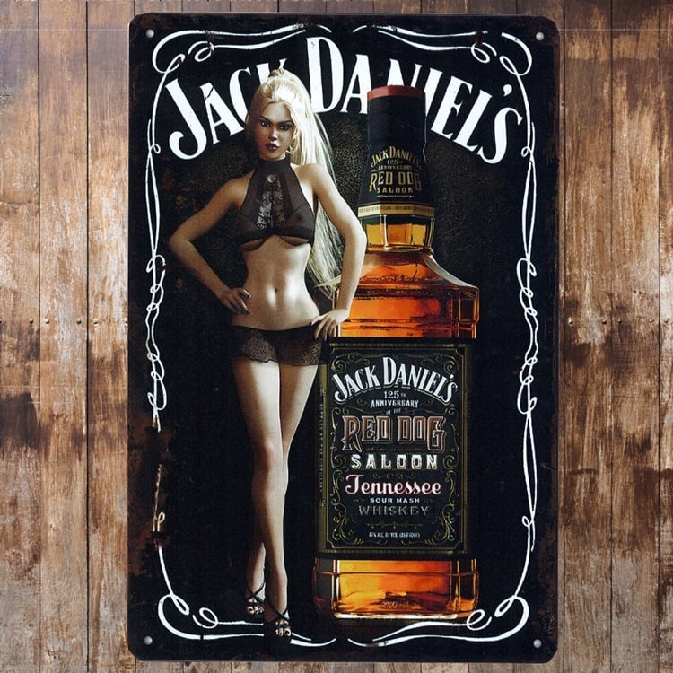 JACK DANIEL'S ジャックダニエル ブリキ看板 メタルサインプレート