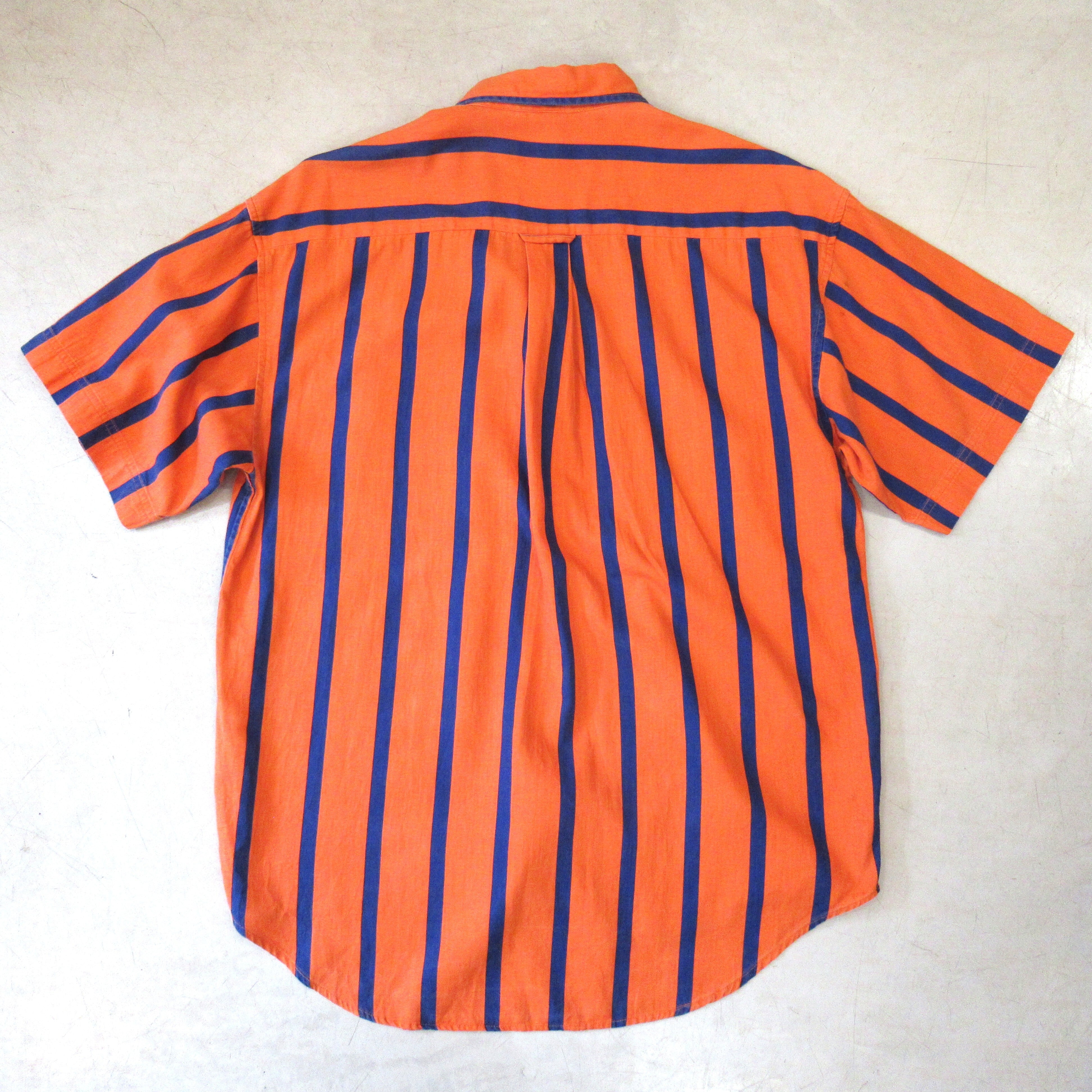 90S Duck Head S/S Stripe Shirt【L】 | drop by