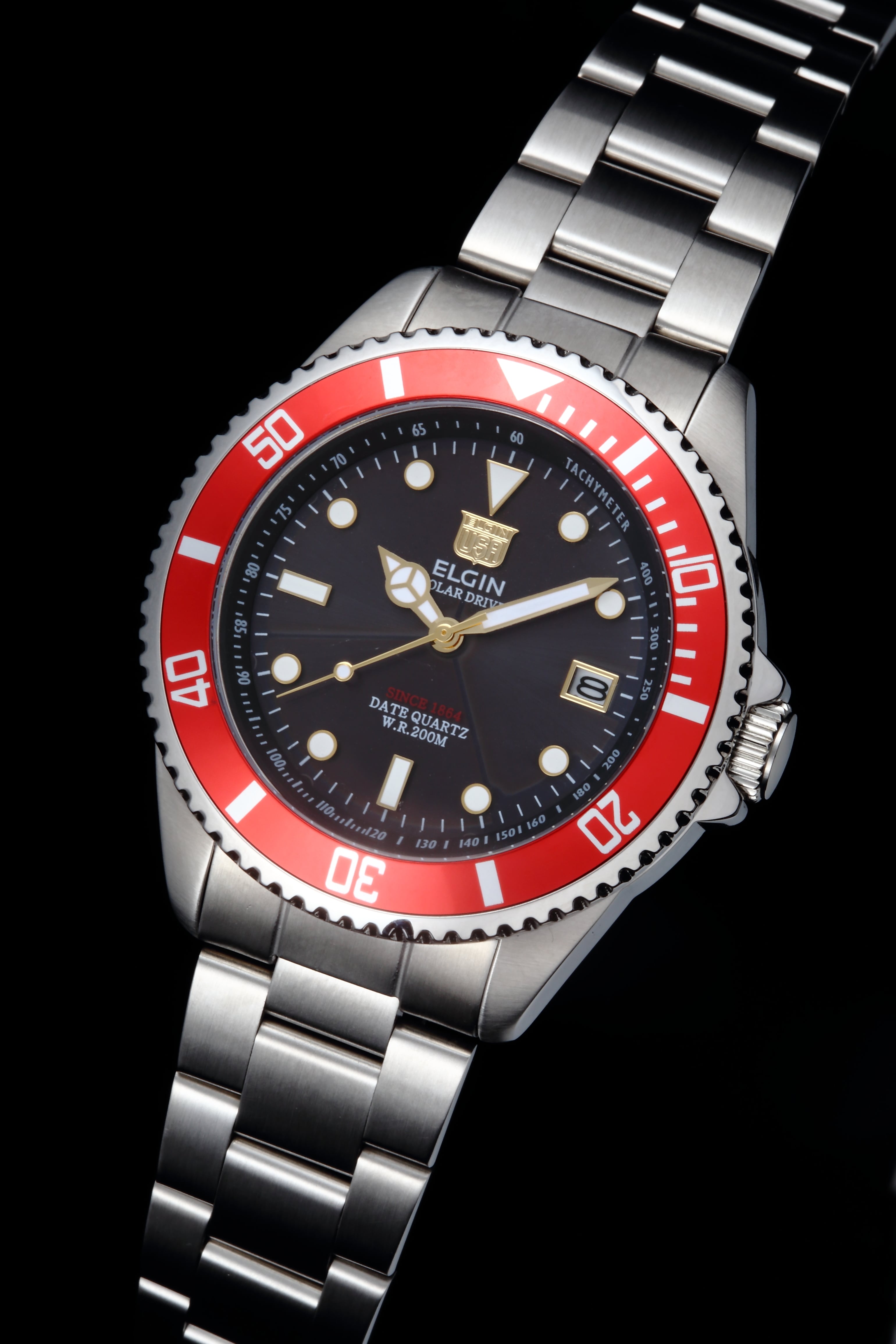 ソーラーダイバー腕時計｜FK1426S-R | 腕時計のELGIN｜Online Shop【公式】