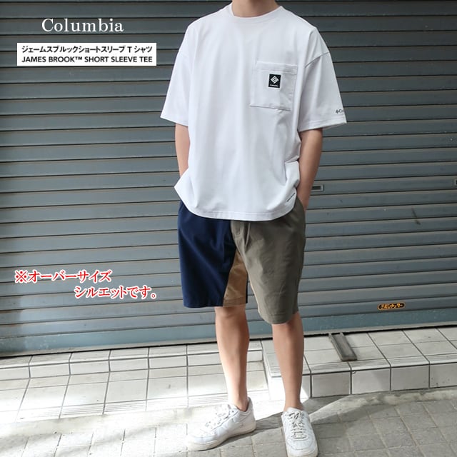 コロンビア 半袖tシャツ メンズ PM0121 ジェームスブルックショートスリーブTシャツ ホワイト ブラック M/L columbia  男性/トップス/半t/プリント/シンプル/ゆったり/オーバー/アウトドア/ストリート/ポケット付き】【2023年モデル】【正規品】 Third  Place ...