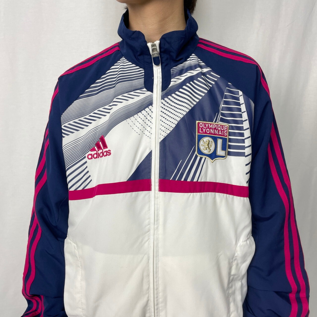 00年代 adidas アディダス OLYMPIQUE LYONNAIS オリンピック・リヨン 