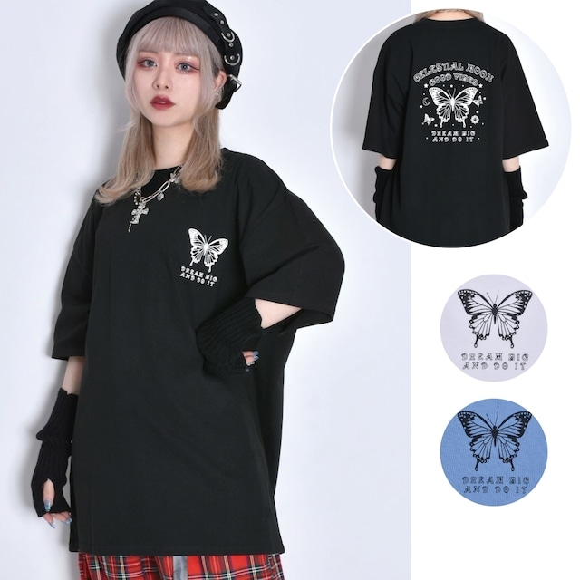 【5/9 完売BLACK再入荷！】Butterfly Tシャツ