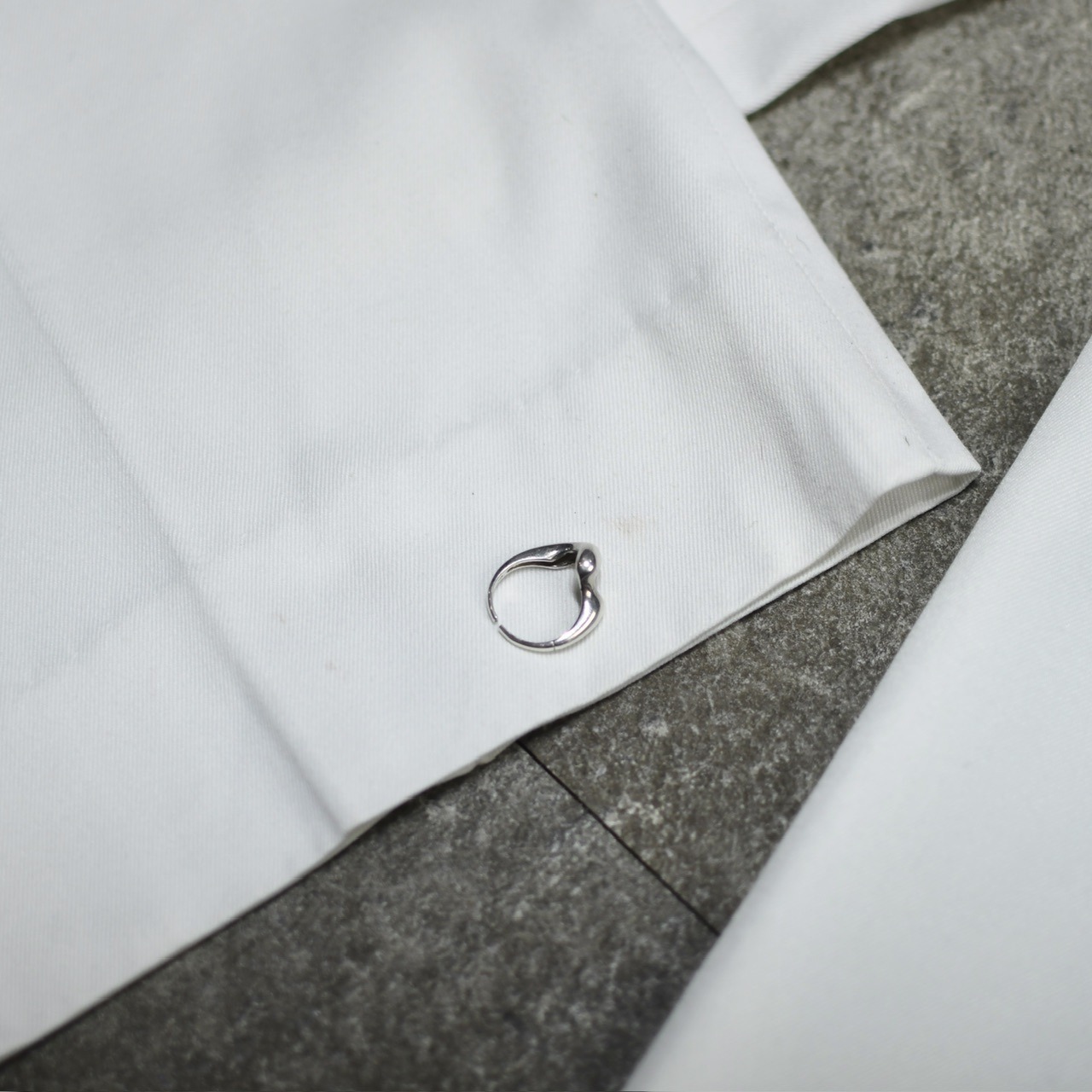 70's~ food hygiene cotton twill work pants