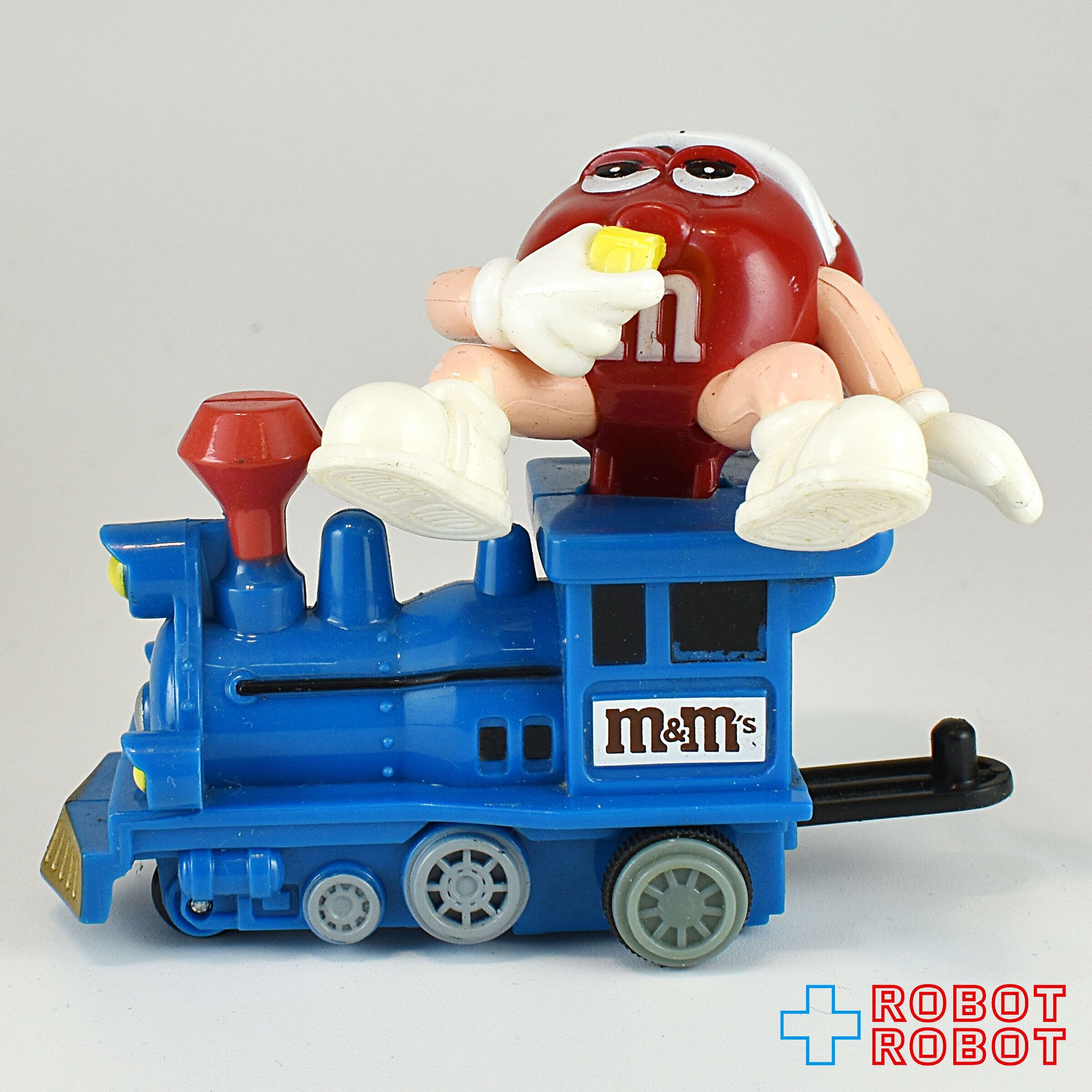 M&M's 2005 クリスマス・トレイン・トッパー レッド サンタハット 青