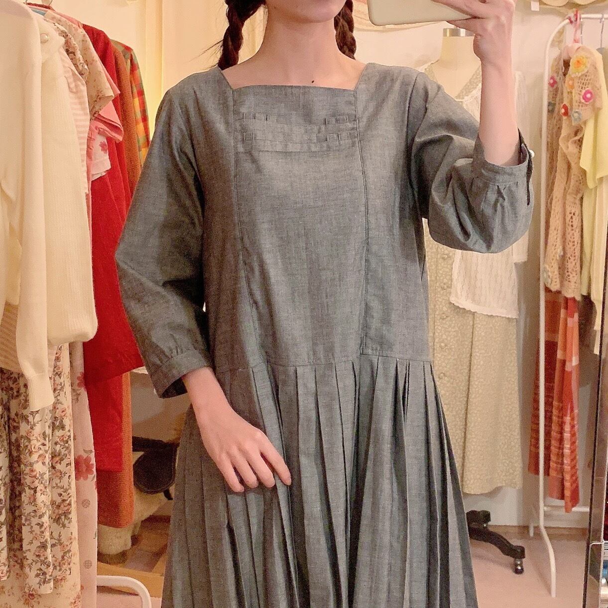 original / brand new sailor one-piece / gray